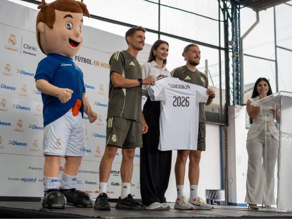 Diunsa inauguró oficialmente en Tegucigalpa los esperados Clinics de la Fundación Real Madrid, un programa que ofrecerá formación futbolística y de valores a niños y jóvenes.