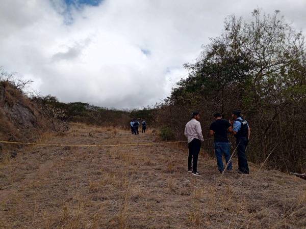 Escena donde fue encontrado el cuerpo sin vida de este joven.