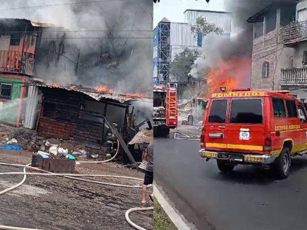 Las llamas sorprendieron a varias familias el mediodía de este domingo, en pleno festejo del Día de la Madre, consumiendo a su paso al menos tres viviendas. Aquí las imágenes que dejó el incendio.