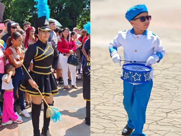 Desde palillonas hasta la banda, los centros educativos del municipio de Marcovia, en el departamento de Choluteca, celebran y desfilan con orgullo este 14 de septiembre en honor a los 204 años de independencia patria.