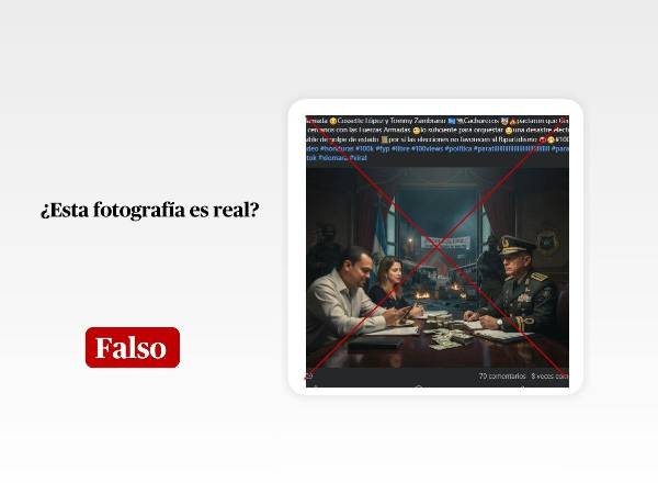 Captura de pantalla a una publicación de Facebook hecha el 4 de noviembre de 2025, adaptada a esta cartela.