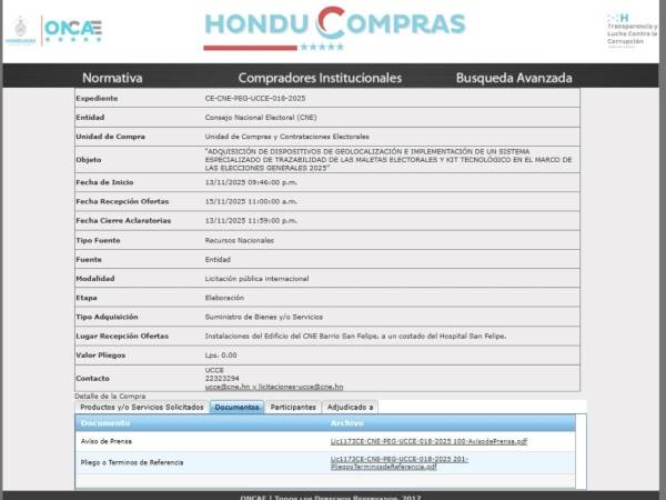 El sistema busca monitorear en tiempo real la ubicación del material electoral.