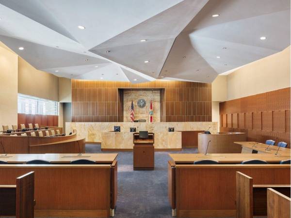 El juicio contra el empresario Carl Zaglin se desarrolla en la sala 11-4 del Tribunal Wilkie D. Ferguson de Miami.