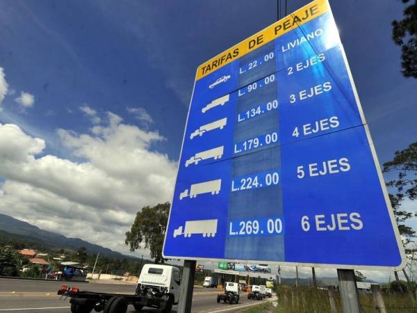 La Concesionaria Vial de Honduras informó que los precios del peaje se mantienen.