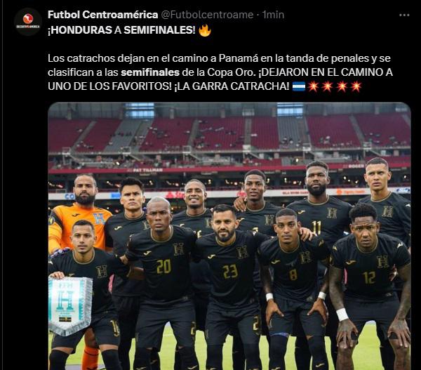 Así reaccionan los medios y periodistas tras que Honduras eliminara a Panamá de Copa Oro