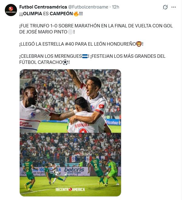 Lo que dicen los medios internacionales sobre título 40 del Olimpia