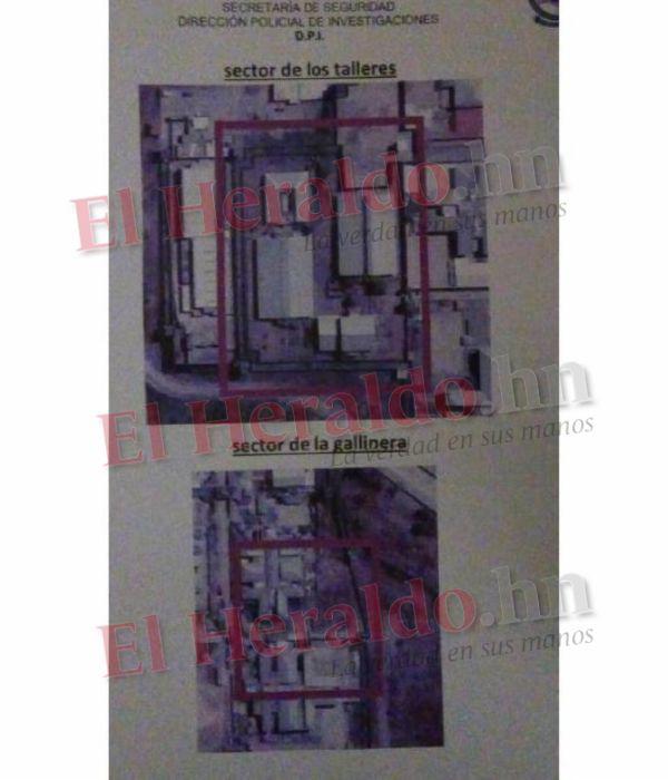 En el informe de la Unidad de Estructuras Criminales de la DPI incluso facilitaron las posibles zonas donde la MS-13 estaba construyendo los túneles de escape.