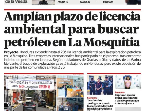 Amplían plazo de licencia ambiental para buscar petróleo en La Mosquitia
