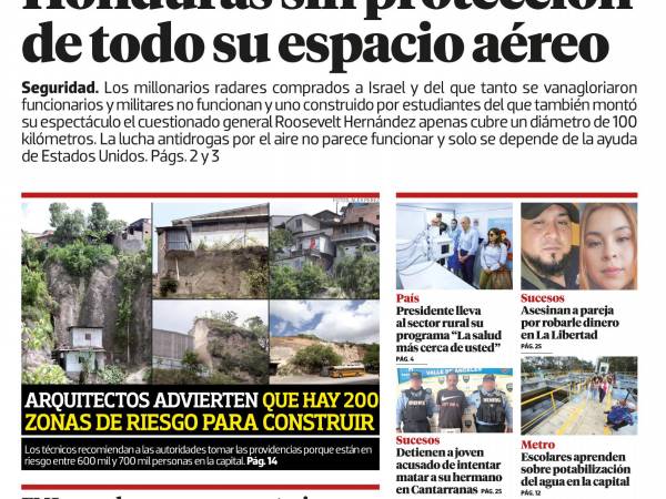 Honduras sin protección de todo su espacio aéreo