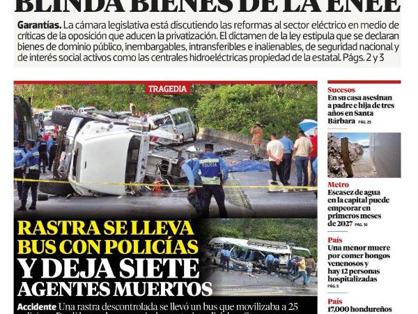 La reforma eléctrica blinda bienes de la ENEE