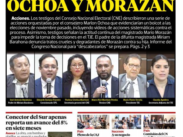 Testigos hunden a Ochoa y Morazán