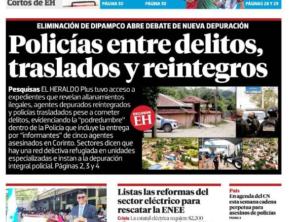 Policías entre delitos, traslados y reintegros