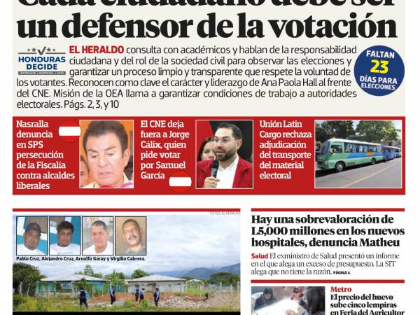 Cada ciudadano debe ser un defensor de la votación