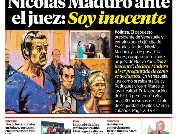Nicolás Maduro ante el juez: Soy inocente