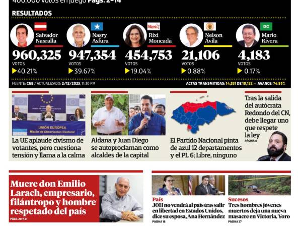 La presidencia, una final de infarto