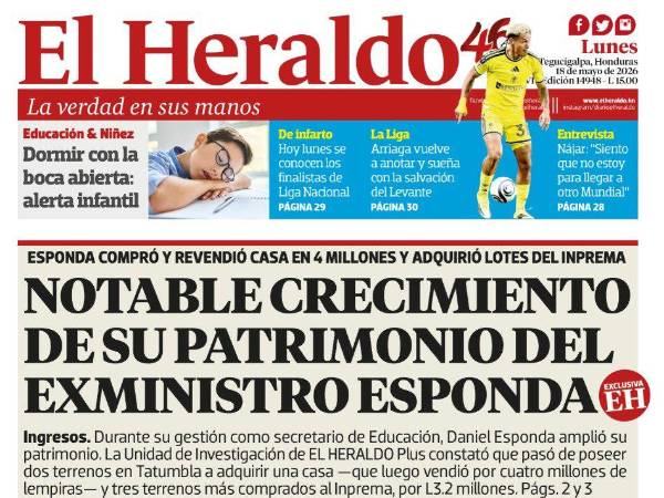 Notable crecimiento de su patrimonio del exministro Esponda