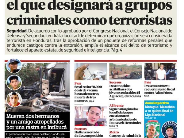 El Consejo de Defensa es el que designará a grupos criminales como terroristas