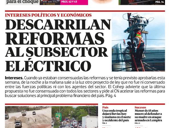 Descarrillan reformas al subsector eléctrico