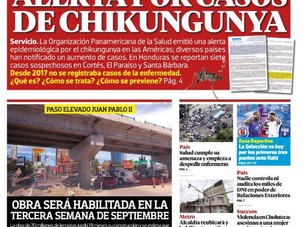 Alerta por casos de Chikungunya