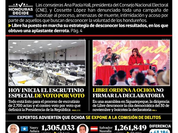 Ataques a consejeras y boicot a declaratoria