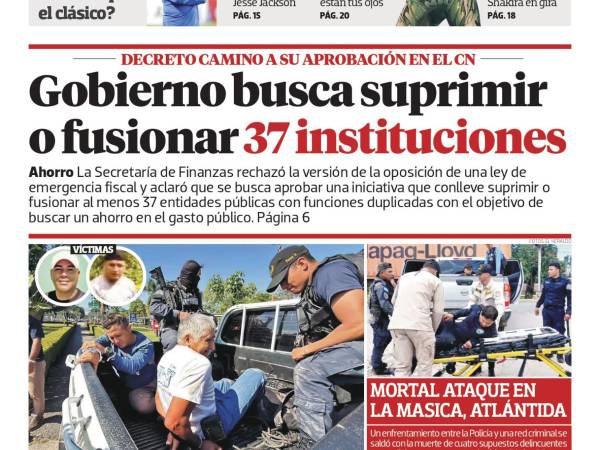 Gobierno busca suprimir o fusionar 37 instituciones