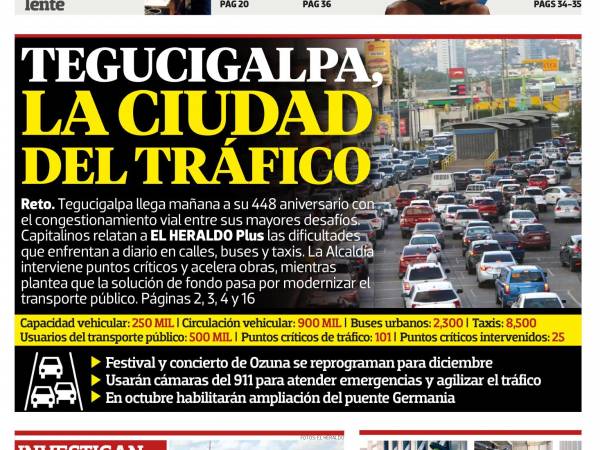 Tegucigalpa, la ciudad del tráfico