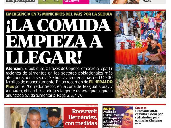 ¡LA COMIDA EMPIEZA A LLEGAR!