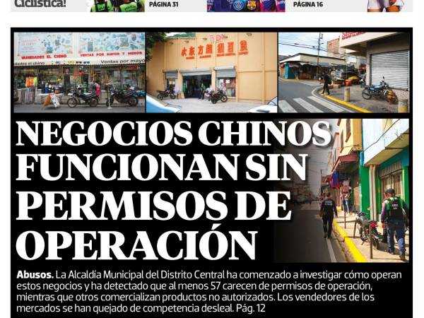 Negocios chinos funcionan sin permisos de operación