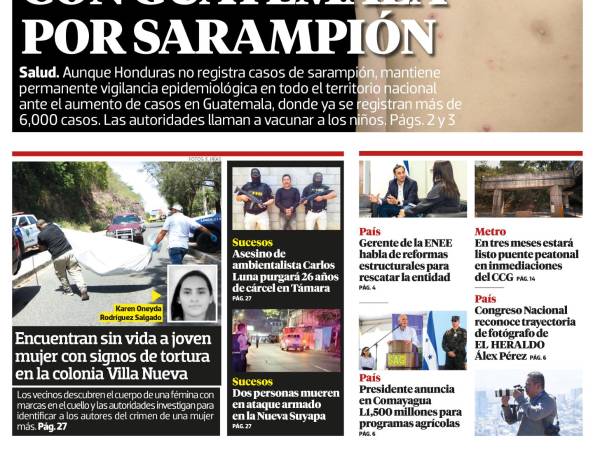 Blindada la frontera con Guatemala por sarampión