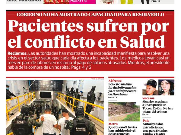 Pacientes sufren por el conflicto en Salud