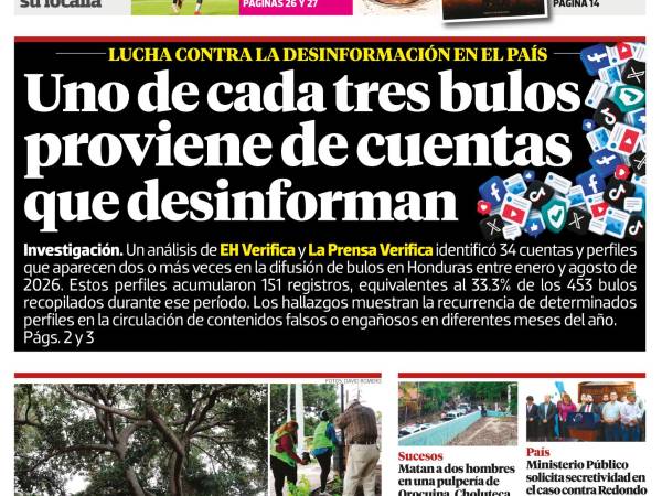 Uno de cada tres bulos proviene de cuentas que desinforman