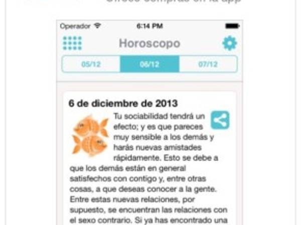 Horóscopo del amor. Esta App tiene los diferentes signos del zodiaco para conocer su relación con el amor, así como la interacción que los astros juegan en su papel romántico con otros signos.