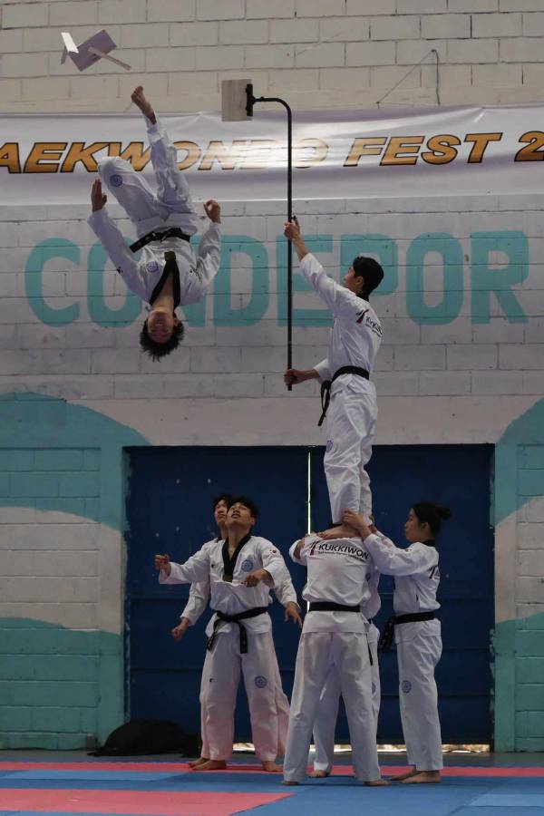 Capitalinos disfrutaron de tremenda exhibición en el Taekwondo Fest 2024