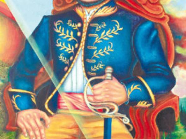 Imagen del prócer hondureño.