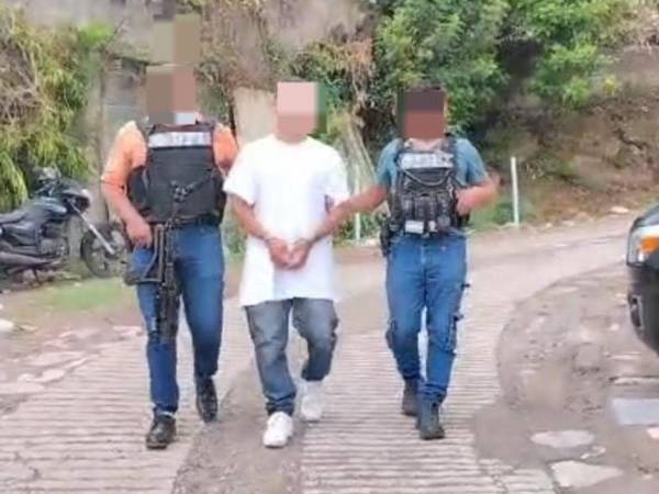 El sospechoso fue detenido en la colonia Cerro Grande de la capital de Honduras.