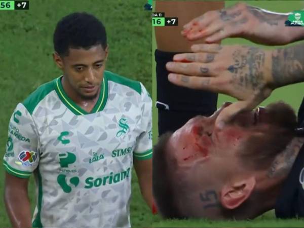 ¿Qué dijo Sergio Ramos? Muchas críticas se dieron contra Antony Choco Lozano tras el golpe a Sergio Ramos que significó la roja en el Monterrey vs Santos. Esto dijeron en México y en Honduras.