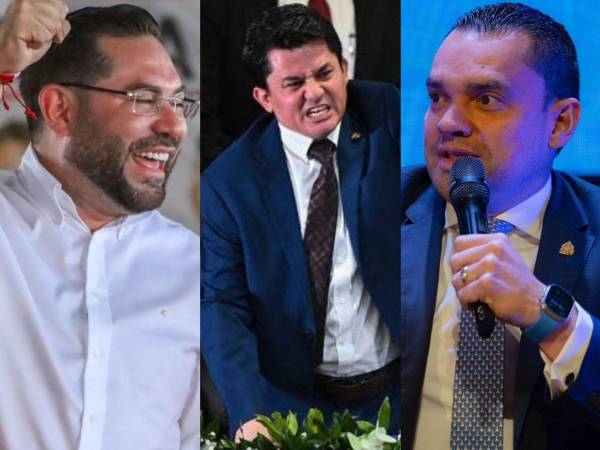 El diputado Fabricio Sandoval tuvo que ser corregido por Jorge Cálix y Tomás Zambrano.