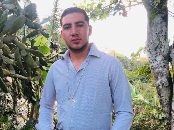 Gersan Vallecillo de 25 años de edad es la víctima mortal en Alauca, El Paraíso.