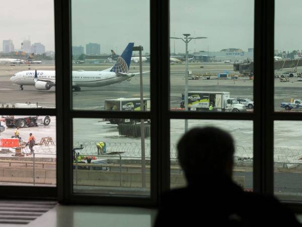 Fotografía de archivo del aeropuerto de Newark (Nueva Jersey).