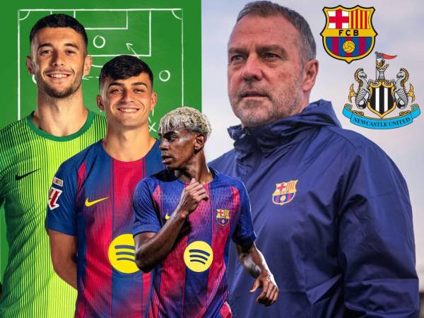 Barcelona visita este martes al Newcatle por los octavos de final de la Champions League. Flick llega con bajas y así será su 11 titular.