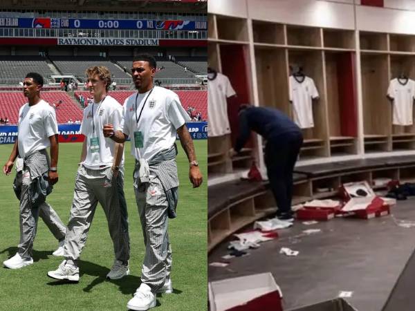 La selección de Inglaterra sufrió un robo, principalmente botas de los jugadores en Estados Unidos en las últimas horas. Esto se sabe.