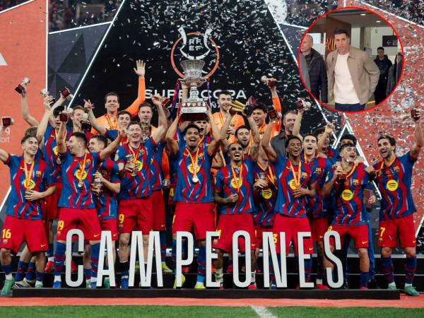 Barcelona ayer se coronó campeón de la Supercopa tras vencer a Real Madrid en la final.