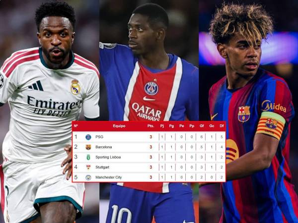 El PSG ocupa provisionalmente el primer lugar con tres unidades.