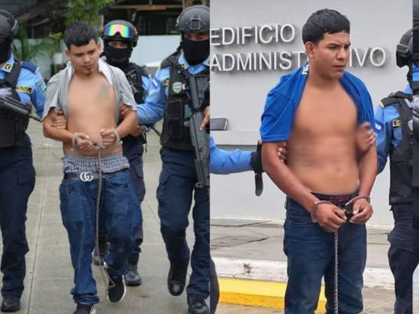 Dos presuntos miembros de la estructura criminal Mara Salvatrucha (MS-13), declarada organización terrorista, fueron capturados en la colonia 11 de Abril, en el sector Kilómetro, Choloma, Cortés, en la zona norte de Honduras.