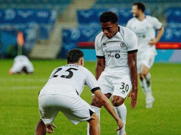 Dereck Moncada está comenzando a tener más protagonismo en el Lugano de Suiza.