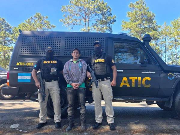 Mario Roberto Flores Mejía fue capturado este miércoles 11 de febrero en Lepaera, Lempira.