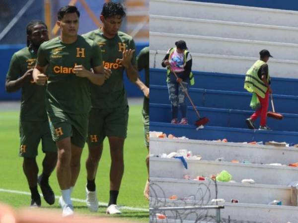 Jugadores realizan trabajos por aparte en la selección de Honduras, Edwin Rodríguez todavía no se une al grupo y Dereck Moncada sorprende