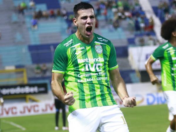 Nicolás Messiniti anotó su cuarto gol en este torneo con el Marathón.