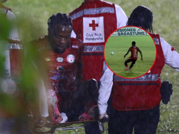 Kevin Álvarez había sido titular con el Choloma, pero salió lesionado.