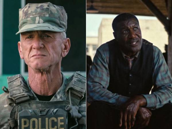 Penn no recogió ni el BAFTA ni el SAG en persona. Su ausencia en la campaña es, paradójicamente, parte de su campaña. En imagen, Sean Penn y Delroy Lindo.